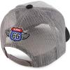imageTrendy Apparel Shop Route 66 3D Embroidered Structured Mesh Back Baseball CapHgrey Black