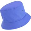 imageTrendy Apparel Shop Short Brim Cotton Twill Eyelet Bucket HatSail Blue