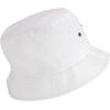 imageTrendy Apparel Shop Short Brim Cotton Twill Eyelet Bucket HatWhite