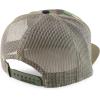imageTrendy Apparel Shop Structured High Profile 7 Panel Flat Bill Mesh Back Snapback CapBlack Camo Loden