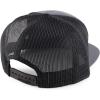 imageTrendy Apparel Shop Structured High Profile 7 Panel Flat Bill Mesh Back Snapback CapCharcoal Black