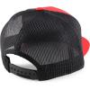 imageTrendy Apparel Shop Structured High Profile 7 Panel Flat Bill Mesh Back Snapback CapRed Black