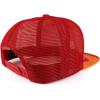 imageTrendy Apparel Shop Tie Dye Printed Mesh Back Flat Bill Snapback CapRed