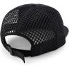 imageTrendy Apparel Shop Unstructured 6 Panel Performance Wide Set Mesh Back CapBlack