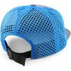 imageTrendy Apparel Shop Unstructured 6 Panel Performance Wide Set Mesh Back CapCharcoal Cyan