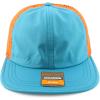 imageTrendy Apparel Shop Unstructured 6 Panel Performance Wide Set Mesh Back CapTeal Orange