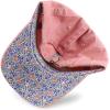 imageTrendy Apparel Shop Womens Pigment Dyed Baseball Cap with Patterned UndervisorDusty Pink Floral