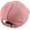 imageTrendy Apparel Shop Womens Pigment Dyed Baseball Cap with Patterned UndervisorDusty Pink Floral