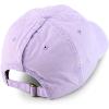 imageTrendy Apparel Shop Womens Pigment Dyed Baseball Cap with Patterned UndervisorLavender Stripes