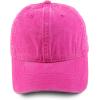 imageTrendy Apparel Shop Womens Pigment Dyed Baseball Cap with Patterned UndervisorRose Polka Dots