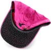 imageTrendy Apparel Shop Womens Pigment Dyed Baseball Cap with Patterned UndervisorRose Polka Dots