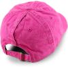imageTrendy Apparel Shop Womens Pigment Dyed Baseball Cap with Patterned UndervisorRose Polka Dots