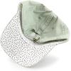 imageTrendy Apparel Shop Womens Pigment Dyed Baseball Cap with Patterned UndervisorSage Polka Dots