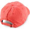 imageTrendy Apparel Shop Womens Pigment Dyed Baseball Cap with Patterned UndervisorSherbet Stripes