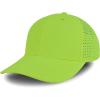 imageTrendy Apparel Shop 6 Panel Performance Laser Cut Perforated Back Baseball CapNeon Yellow