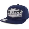imageTrendy Apparel Shop El Jefe Embroidered Flatbill Snapback CapNavy