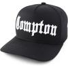 imageTrendy Apparel Shop Old English Compton City 3D Embroidered 5 Panel Snapback CapBlack