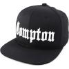 imageTrendy Apparel Shop Old English Compton City 3D Embroidered 6 Panel Snapback CapBlack