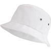 imageTrendy Apparel Shop Short Brim Cotton Twill Eyelet Bucket HatWhite