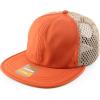imageTrendy Apparel Shop Unstructured 6 Panel Performance Wide Set Mesh Back CapOrange Khaki