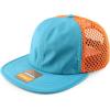 imageTrendy Apparel Shop Unstructured 6 Panel Performance Wide Set Mesh Back CapTeal Orange