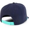 imageTrendy Apparel Shop 5 Panel Golf Snapback Cap with Contrasting RopeNavy