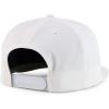imageTrendy Apparel Shop 5 Panel Hybrid Perforated Rope Flatbill Snapback CapWhite