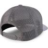 imageTrendy Apparel Shop 6 Panel Sonic Heather Trucker Baseball CapAuthentic Heather Grey