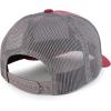 imageTrendy Apparel Shop 6 Panel Sonic Heather Trucker Baseball CapMaroon Heather Grey