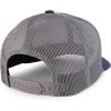 imageTrendy Apparel Shop 6 Panel Sonic Heather Trucker Baseball CapNavy Heather Grey