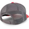 imageTrendy Apparel Shop 6 Panel Sonic Heather Trucker Baseball CapRed Heather Grey