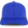 imageTrendy Apparel Shop 6 Panel Sonic Heather Trucker Baseball CapRoyal Heather Grey