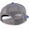 imageTrendy Apparel Shop 6 Panel Sonic Heather Trucker Baseball CapRoyal Heather Grey