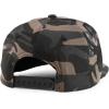 imageTrendy Apparel Shop 7 Panel Cotton Structured Flat Bill Camper Style Snapback CapBlack Camo