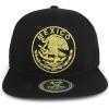 imageTrendy Apparel Shop City of Mexico Eagle Embroidered Flatbill Trucker Mesh CapMexico Black
