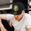 imageTrendy Apparel Shop City of Mexico Eagle Embroidered Flatbill Trucker Mesh CapMexico Black