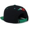 imageTrendy Apparel Shop Hecho En Mexico Eagle 3D Embroidered Snapback CapBlack Green