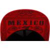 imageTrendy Apparel Shop Hecho En Mexico Eagle 3D Embroidered Snapback CapBlack Red