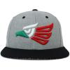 imageTrendy Apparel Shop Hecho En Mexico Eagle 3D Embroidered Snapback CapHeather Mexico