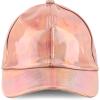imageTrendy Apparel Shop Metallic Shiny Reflective Snapback Baseball CapChampagne