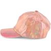 imageTrendy Apparel Shop Metallic Shiny Reflective Snapback Baseball CapChampagne