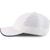 imageTrendy Apparel Shop Outdoor Sport Lightweight Quick Dry Microfiber Performance HatWhite Navy