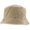 imageTrendy Apparel Shop Pigment Dyed Cotton Distressed Vintage Short Brim Bucket HatPigment Khaki