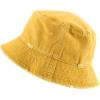 imageTrendy Apparel Shop Pigment Dyed Cotton Distressed Vintage Short Brim Bucket HatPigment Mango