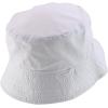 imageTrendy Apparel Shop Pigment Dyed Cotton Distressed Vintage Short Brim Bucket HatWhite