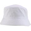 imageTrendy Apparel Shop Pigment Dyed Cotton Distressed Vintage Short Brim Bucket HatWhite
