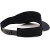 imageTrendy Apparel Shop Plain 2 Tone Mesh Back Visor with Adjustable Snap ClosureBlack Black