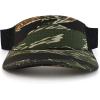 imageTrendy Apparel Shop Plain 2 Tone Mesh Back Visor with Adjustable Snap ClosureDigitalcamo Black