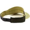 imageTrendy Apparel Shop Plain 2 Tone Mesh Back Visor with Adjustable Snap ClosureKhaki Black