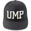 imageTrendy Apparel Shop Plain and Embroidered Wool Structured 6 Panel Umpire Fitted Flexfit CapUmp Black